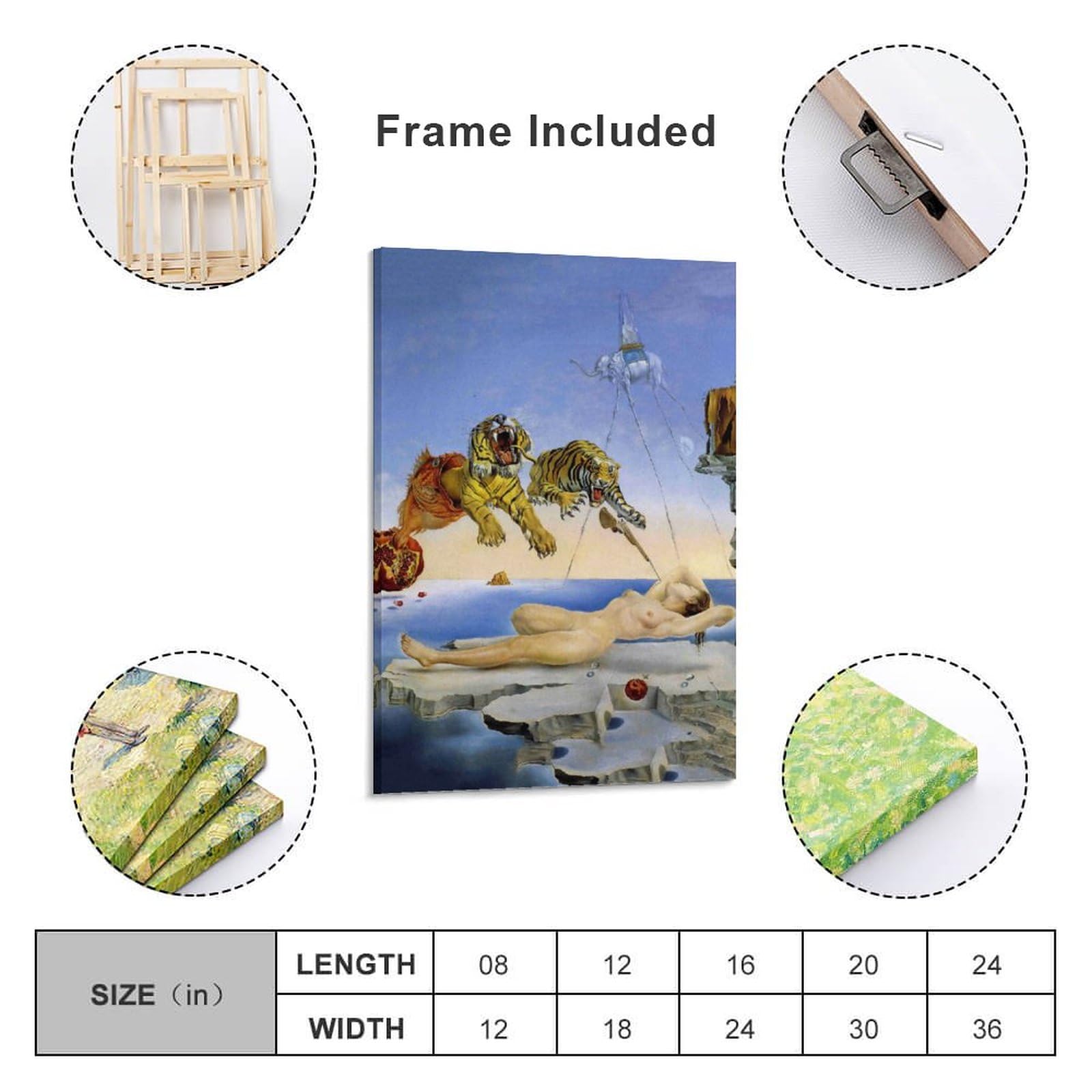 Amazon.co.jp: Salvador Daliサルバドール・ダリ《目覚めの一瞬前に